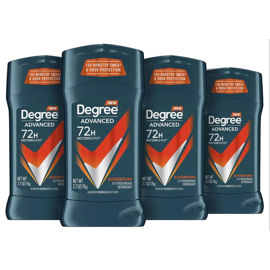 Degree Men's MotionSense 72-Hr Antiperspirant Deodorant 4-Pack: $8 via Sub. & Save Degree Men's MotionSense 72-Hr Antiperspirant Deodorant 4-Pack: $8 via Sub. & Save