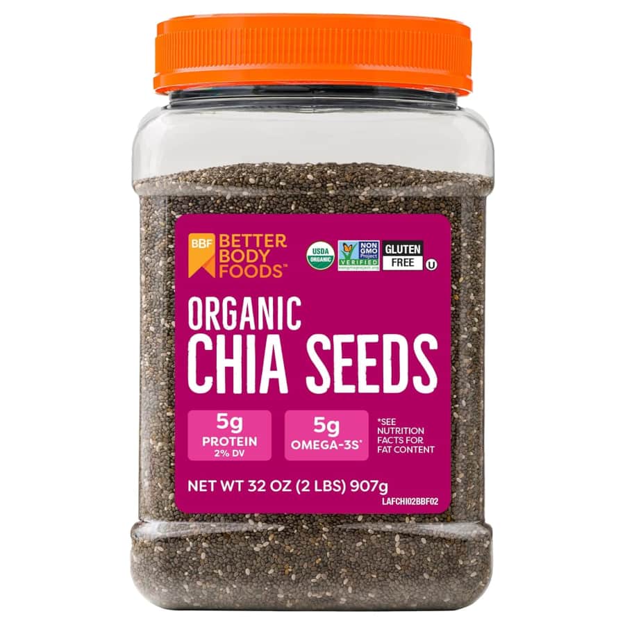 BetterBody Foods 32-oz. Organic Chia Seeds: $9.66 via Sub & Save