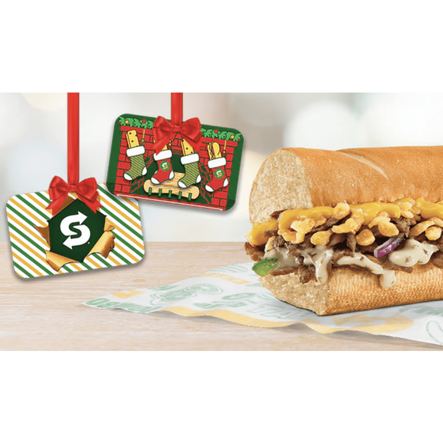 Subway Footlong: Free w/ every $50 in gift cards purchased