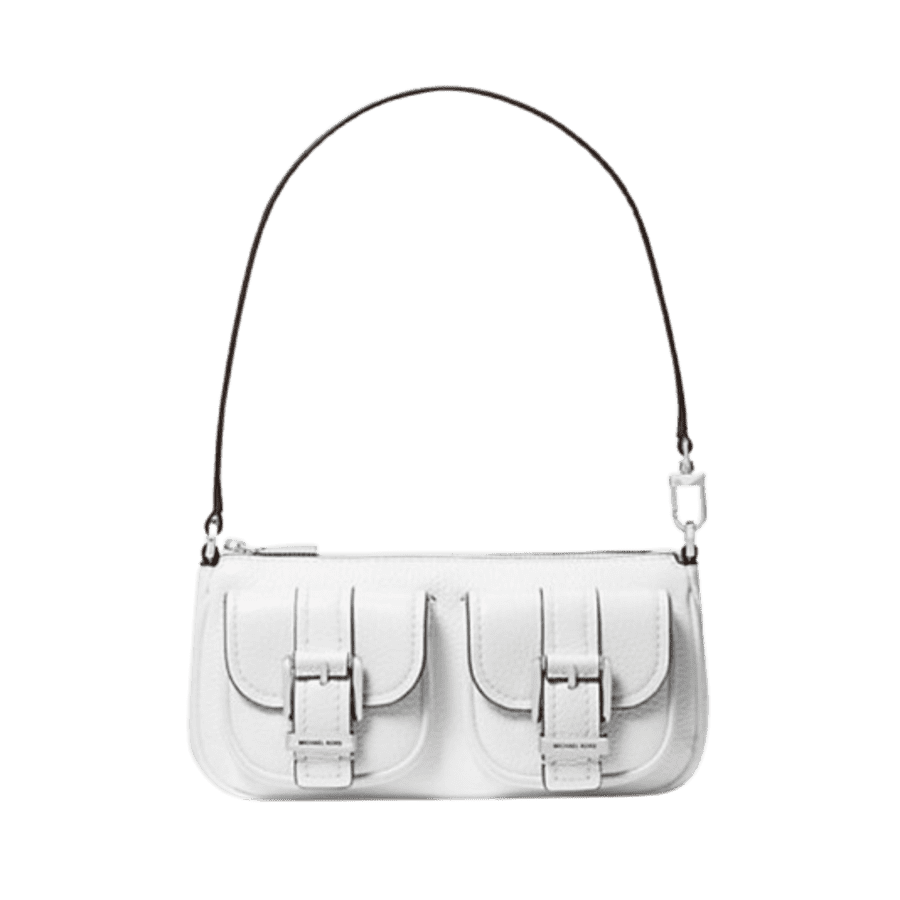 Michael Michael Kors Zoe Small Pebbled Leather Pochette: $47