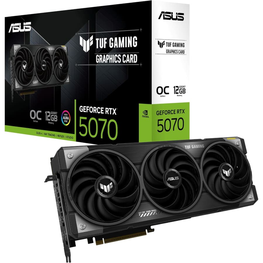 ASUS TUF Gaming GeForce RTX 5070 12GB OC Graphics Card: $684.99 w/ Prime ASUS TUF Gaming GeForce RTX 5070 12GB OC Graphics Card: $684.99 w/ Prime