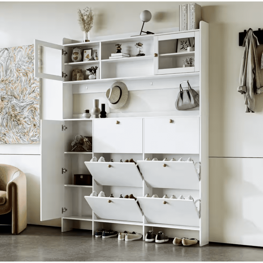 Harper & Bright Designs Shoe Rack Hall Tree: $251