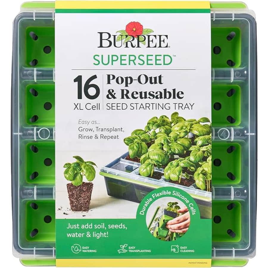 Burpee SuperSeed 16 XL Cell Seed Starting Tray: $8.39