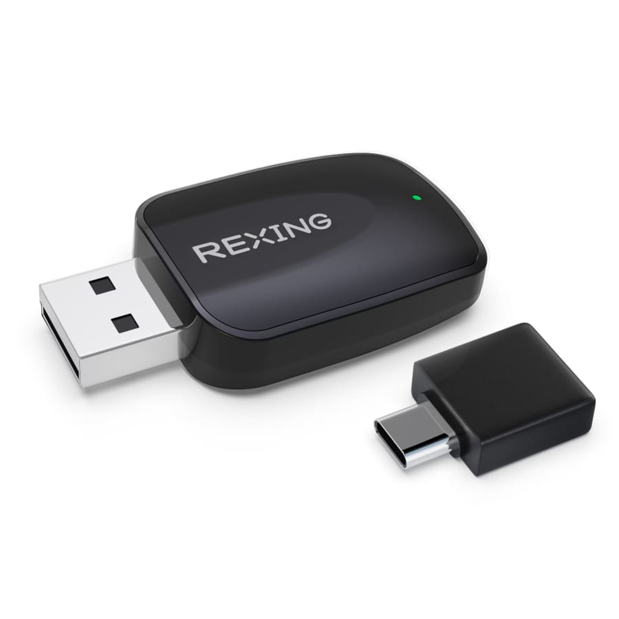 Rexing Wireless CarPlay & Android Auto Adapter for iPhone and Android: $50