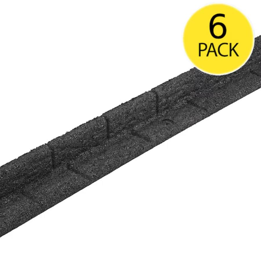 Rubberific 24-Foot x 3" Rubber Landscape Edging 6-Pack: $53
