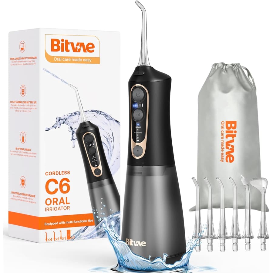 Bitvae C6 Cordless Water Dental Flosser: $14.44 Bitvae C6 Cordless Water Dental Flosser: $14.44
