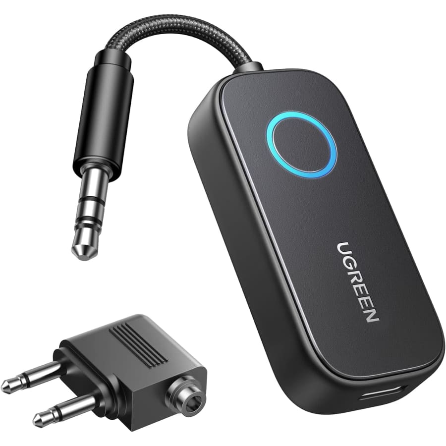 Ugreen Bluetooth 5.2 In-Flight Wireless Headphones Adapter: $26.99