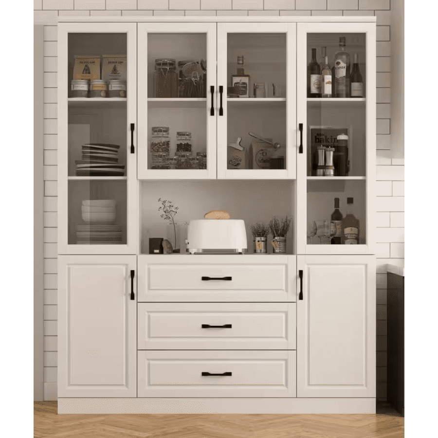 63" Pantry with Hutch: $446