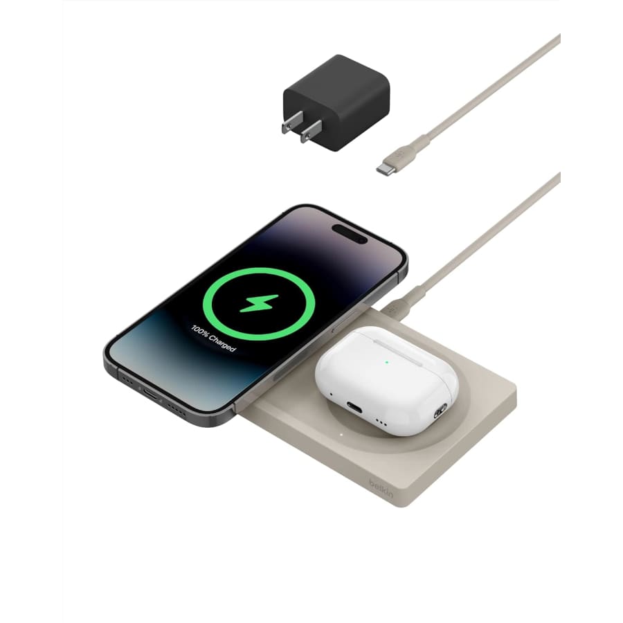 Belkin MagSafe-Compatible 2-in-1 Wireless Charger: $51 Belkin MagSafe-Compatible 2-in-1 Wireless Charger: $51