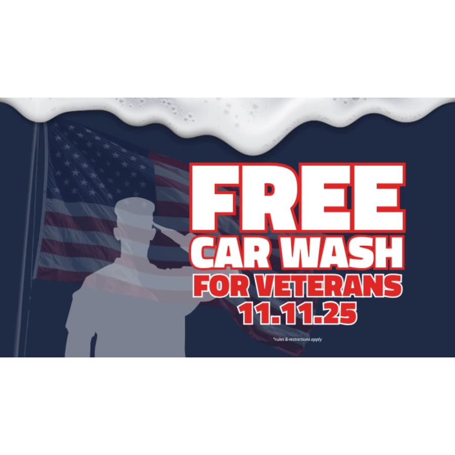 Zips Car Wash: Free for veterans and military