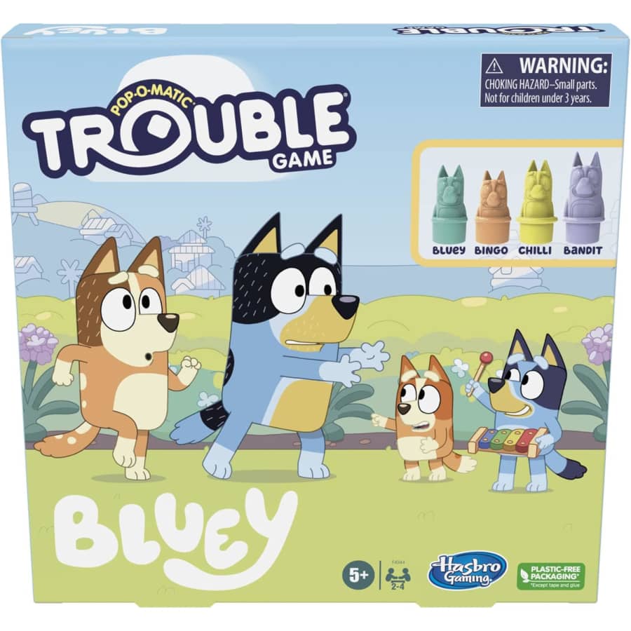 Trouble: Bluey Edition Board Game: $11.49