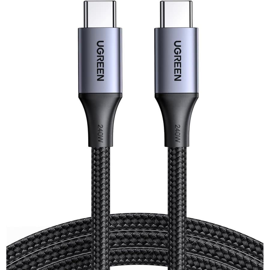 Ugreen 240W Fast Charging 3-Foot USB-C Cable: $7.99