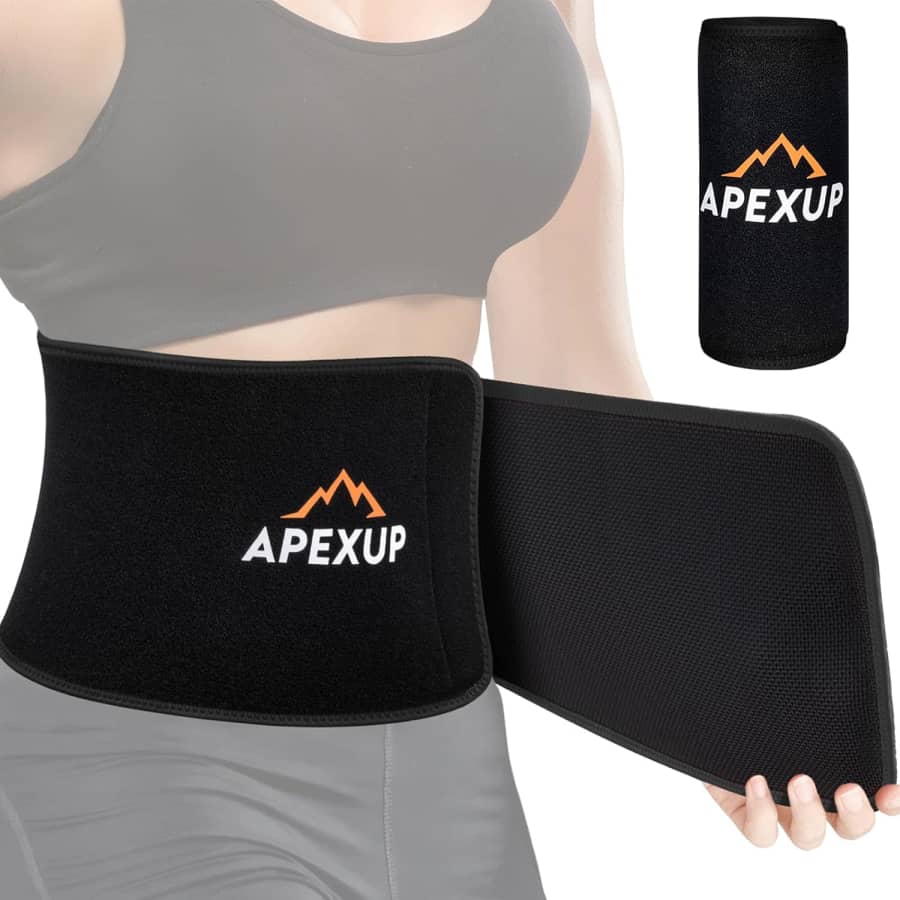 Apexup Neoprene Waist Trainer Belt w/ Lumbar Support: $10.49