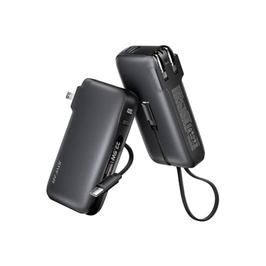 Joyfar 10,000mAh Fast Charging USB-C Powerbank w/ Wall Plug: $15