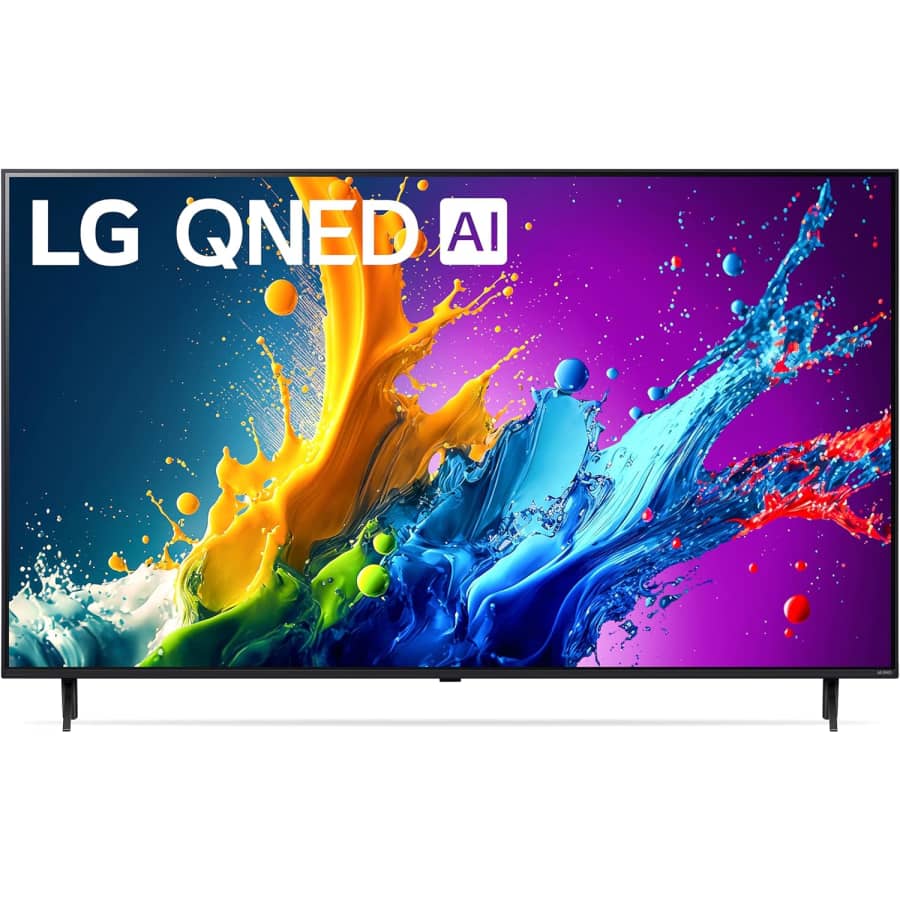 LG QNED80T Series 55QNED80TUC 55" 4K HDR QNED AI UHD Smart TV: $497 LG QNED80T Series 55QNED80TUC 55" 4K HDR QNED AI UHD Smart TV: $497