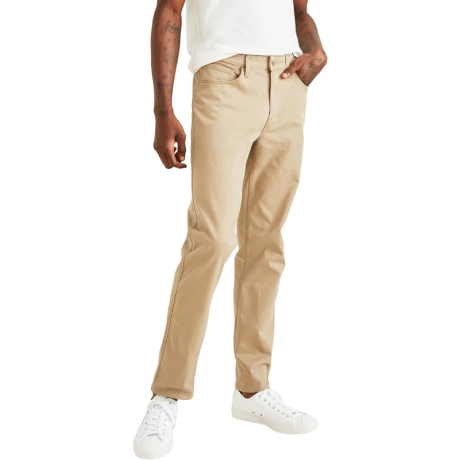 Dockers Men's Straight Fit Jean Cut All Seasons Tech Pants: $16 Dockers Men's Straight Fit Jean Cut All Seasons Tech Pants: $16
