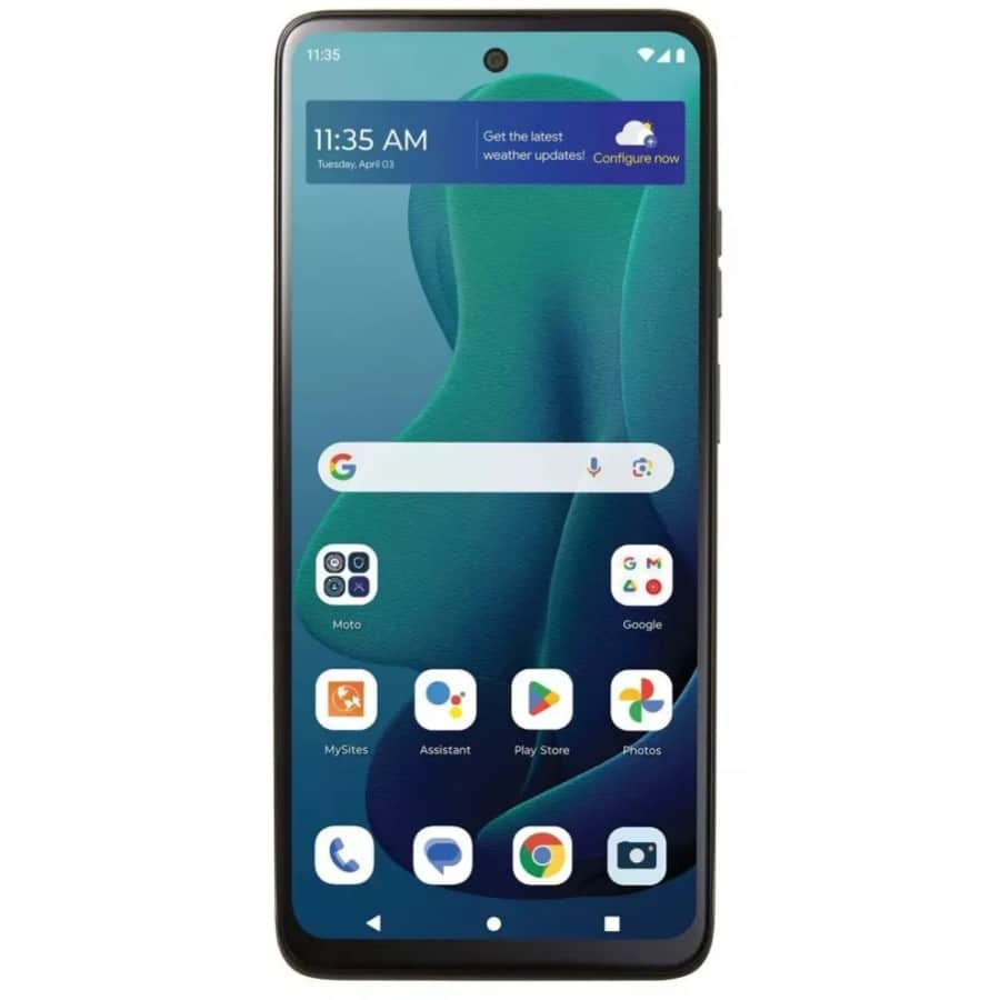 Unlocked Motorola G 5G 128GB Smartphone: $68