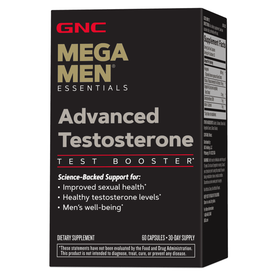GNC Mega Men 60-Capsule Advanced Testosterone Jar: 2 for $37