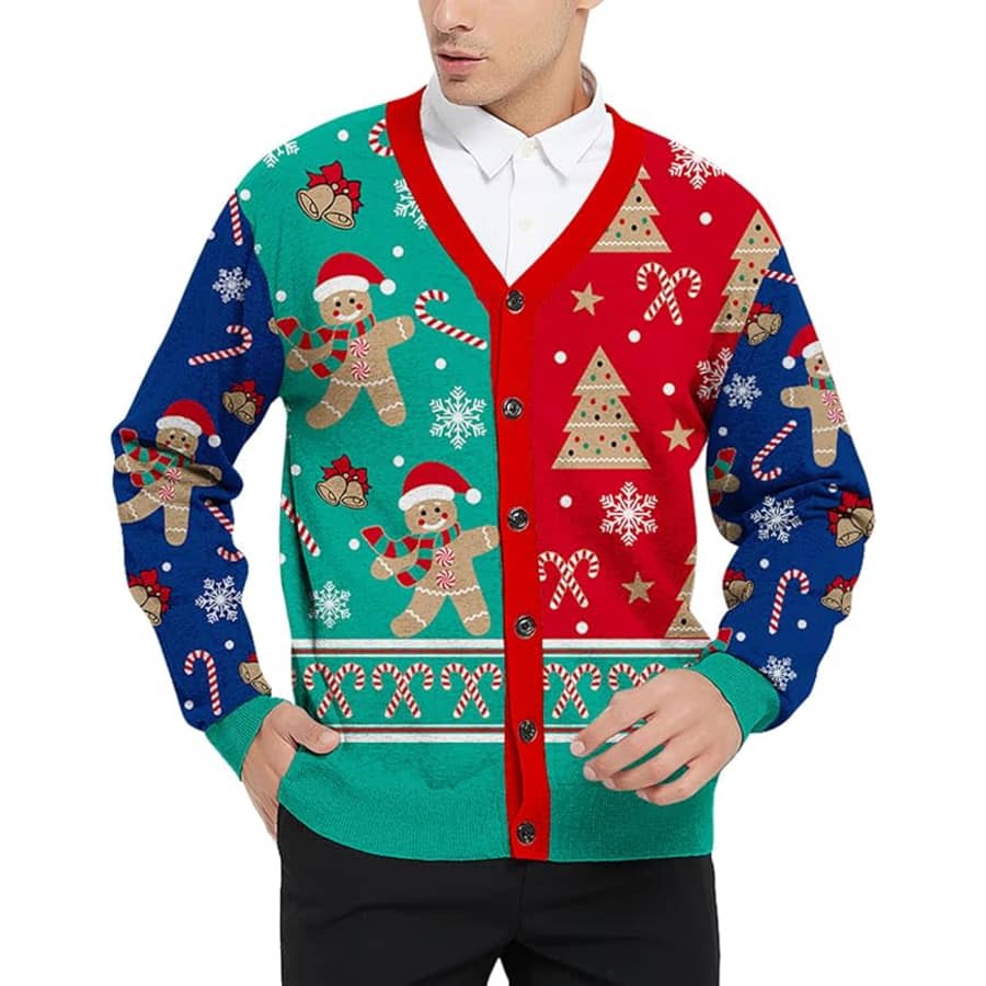 Men's 2024 Ugly Christmas Cardigan: $32 Men's 2024 Ugly Christmas Cardigan: $32