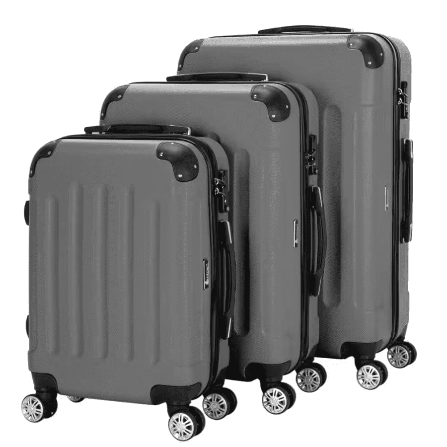Karl Home 3-Piece Traveling Spinner Luggage Set: $73 Karl Home 3-Piece Traveling Spinner Luggage Set: $73