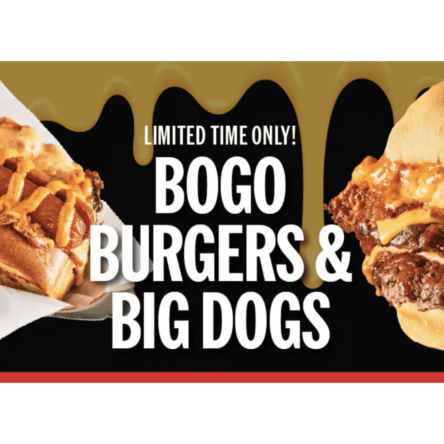 SmashBurger Burgers and Big Dogs: Buy one get one free SmashBurger Burgers and Big Dogs: Buy one get one free