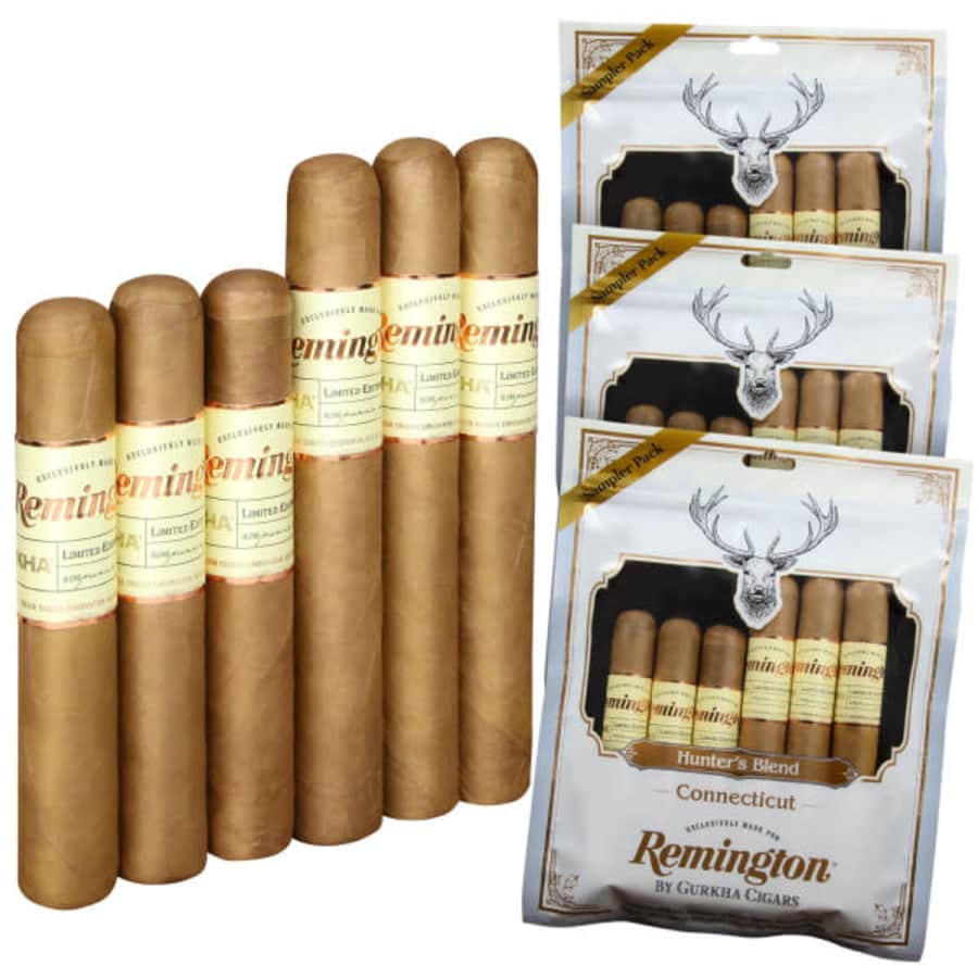 Remington Connecticut Fresh Pack 18-Cigar Sampler: $35 Remington Connecticut Fresh Pack 18-Cigar Sampler: $35