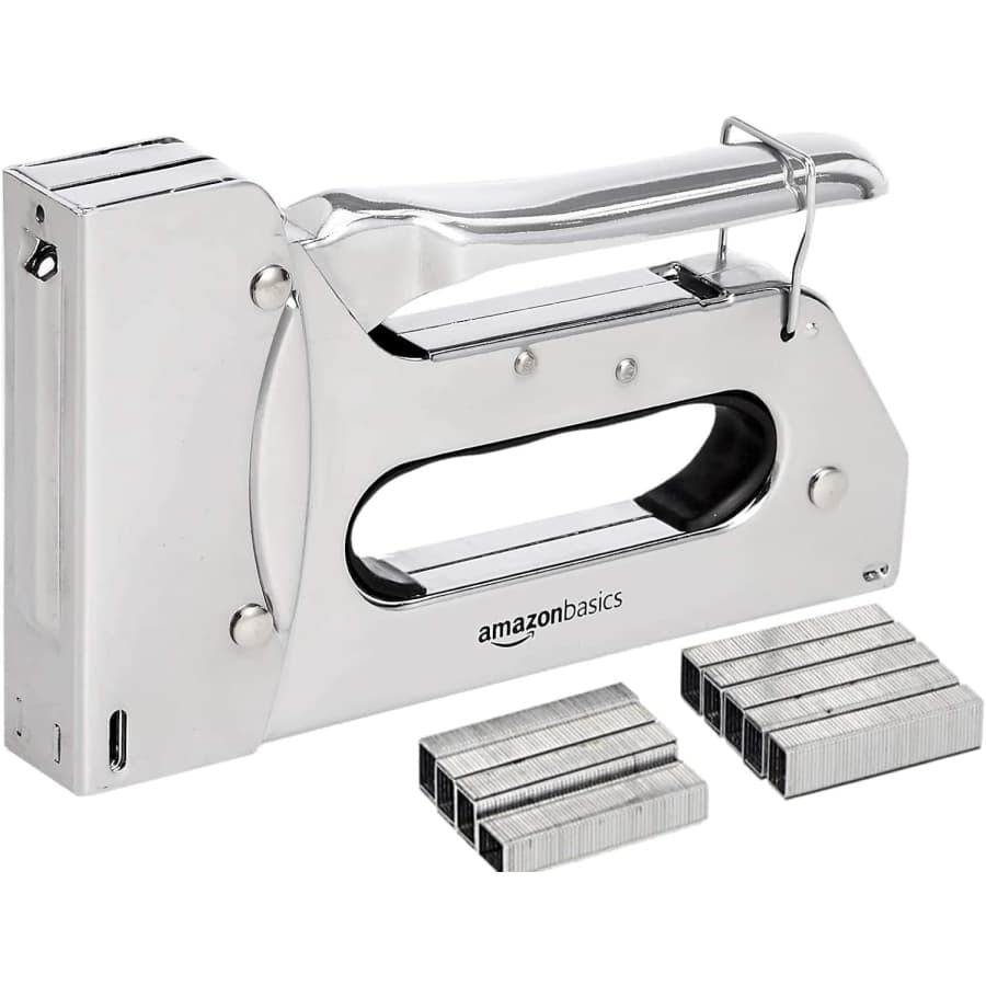 Amazon Basics Manual Staple Gun w/ 1,000 Staples: $10 Amazon Basics Manual Staple Gun w/ 1,000 Staples: $10