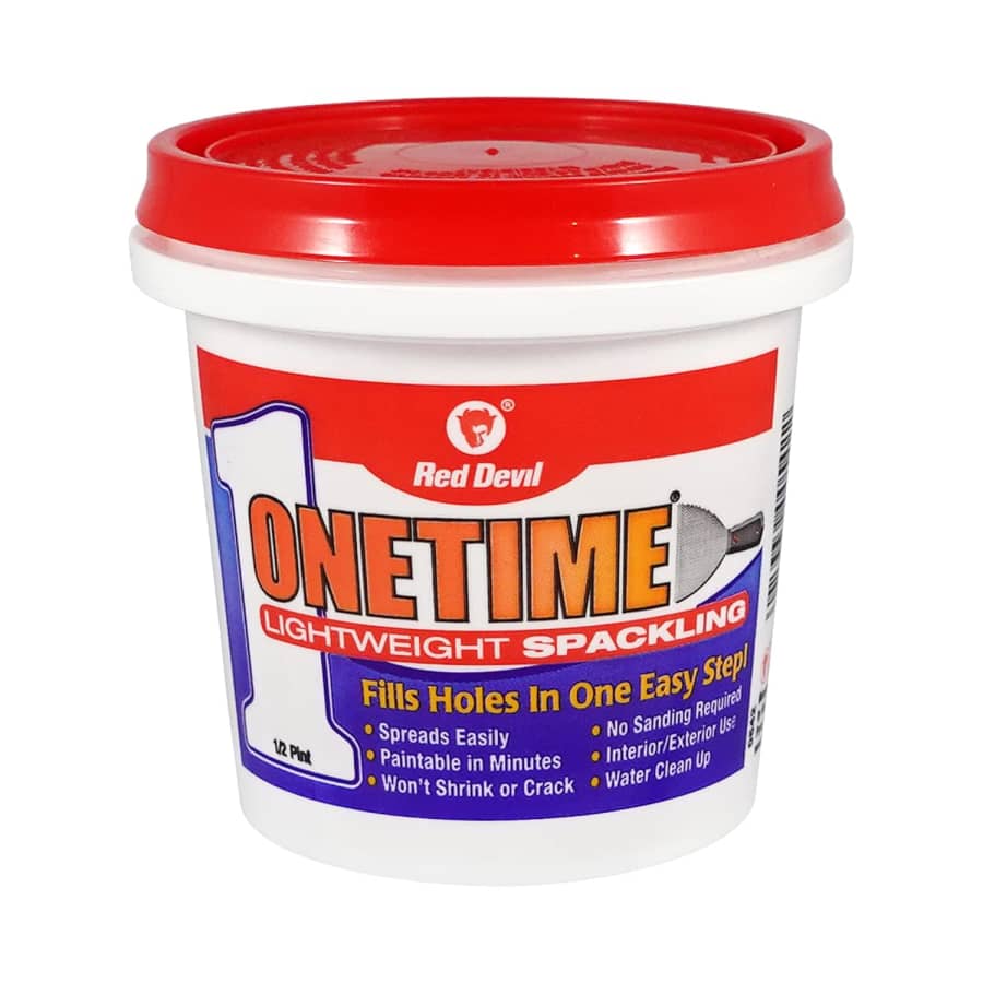 Red Devil Onetime Lightweight Spackling: $2.98