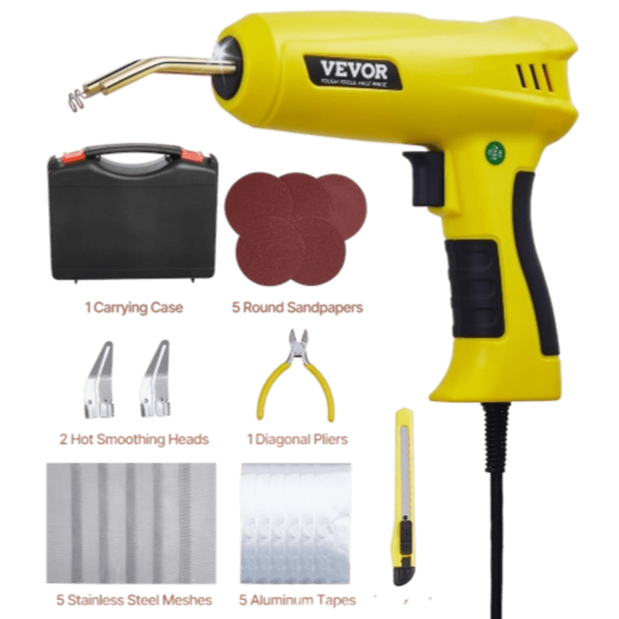 Vevor 220W Welder Gun Kit w/ 800 Staples & 56 Rods: $25 Vevor 220W Welder Gun Kit w/ 800 Staples & 56 Rods: $25