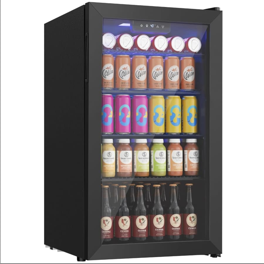 Icyglee 3.2-Cu. Ft. 126-Can Beverage Refrigerator: $189.79
