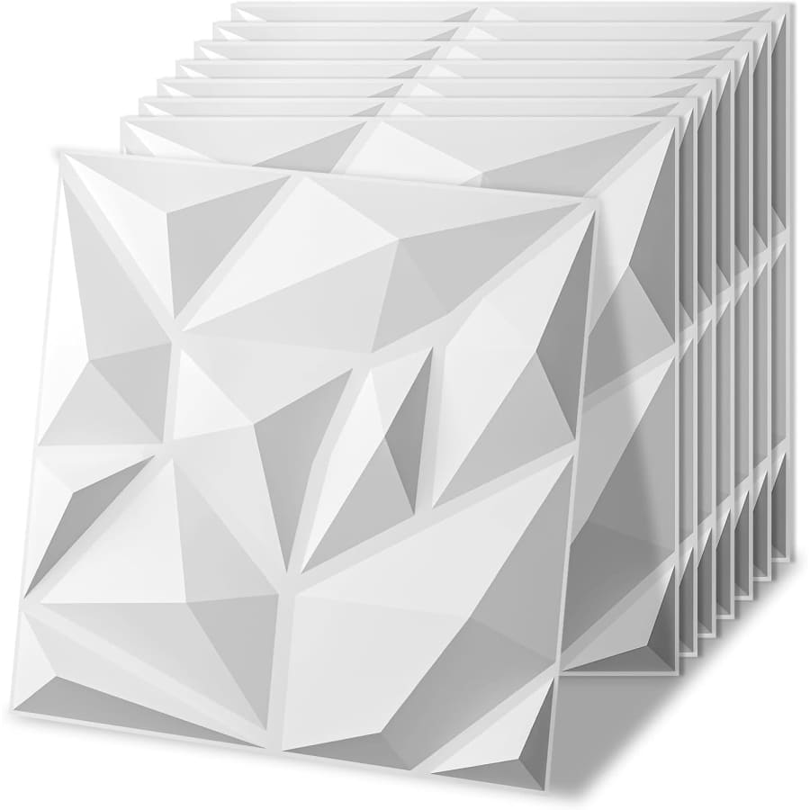 Art3d 12"x12'' 3D Wall Panel 20-Pack: $20