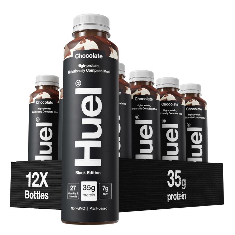 Huel Black Edition 16.9-oz. High-Protein Chocolate Meal Replacement Drink 12-Pack: $30 for members