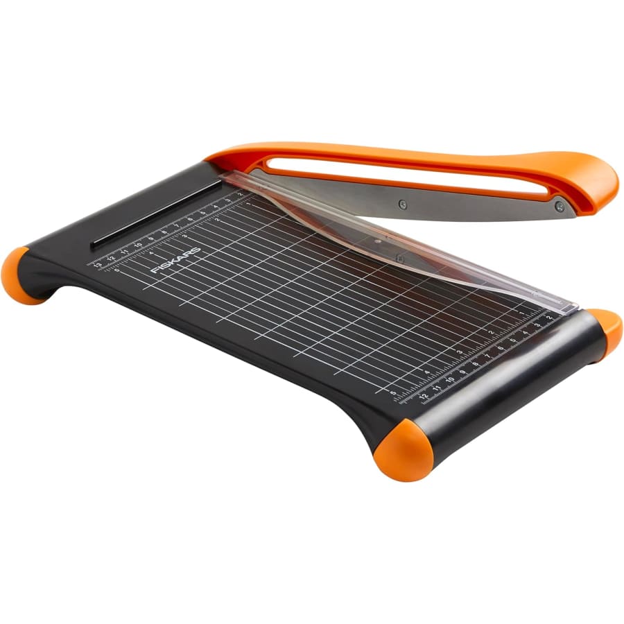 Fiskars Recycled Bypass Guillotine Paper Cutter: $21 Fiskars Recycled Bypass Guillotine Paper Cutter: $21