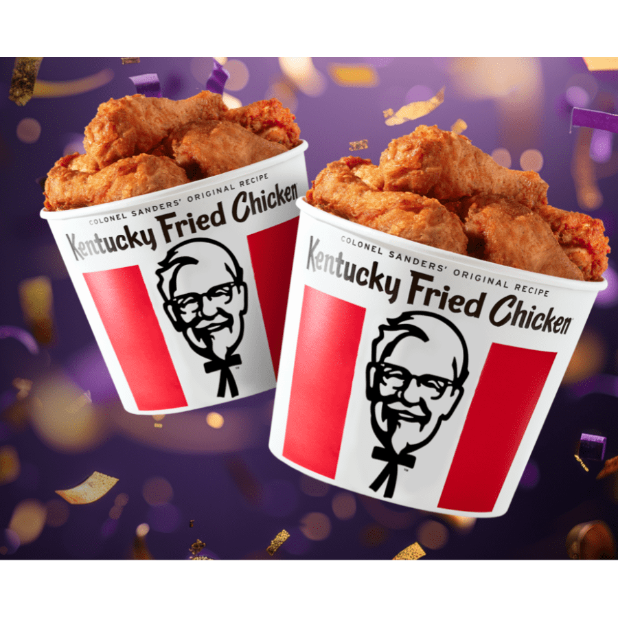KFC 8-Piece Chicken Bucket: Buy one get one free