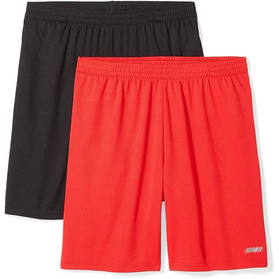 Amazon Essentials Men's Loose-Fit Training Shorts 2-Pack: from $6.76