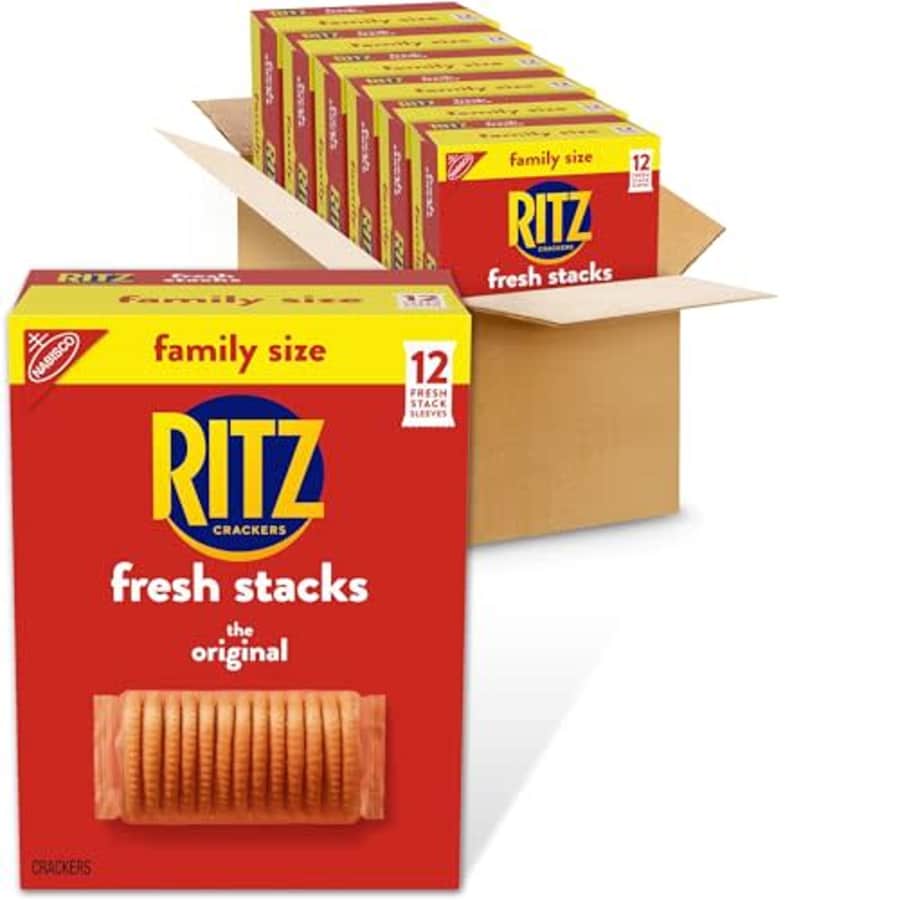 Ritz Fresh Stacks Family Size 17.8-oz. 6-Pack: $20 w/ Prime + Sub & Save Ritz Fresh Stacks Family Size 17.8-oz. 6-Pack: $20 w/ Prime + Sub & Save