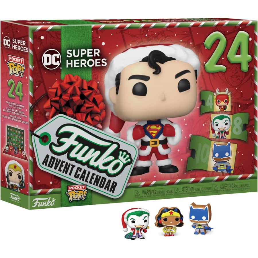 Funko Pop! Advent Calendar DC Super Heroes 2024 Set: $34 Funko Pop! Advent Calendar DC Super Heroes 2024 Set: $34