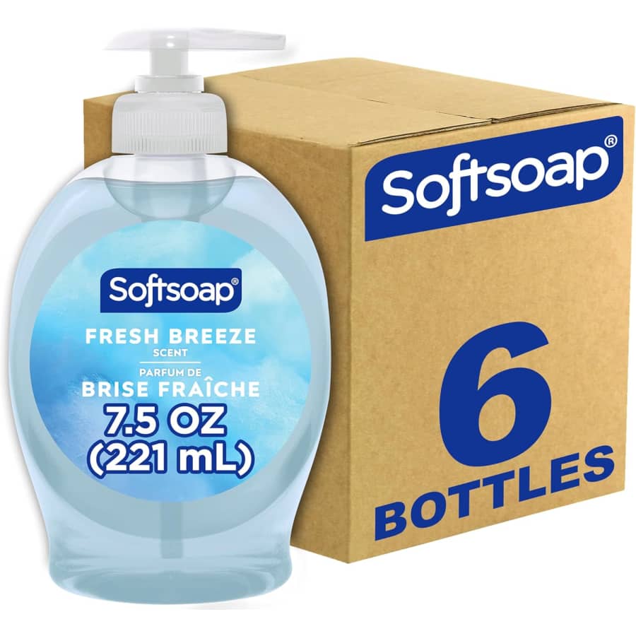 Softsoap Liquid Hand Soap 7.5-oz. Bottle 6-Pack: $5.76