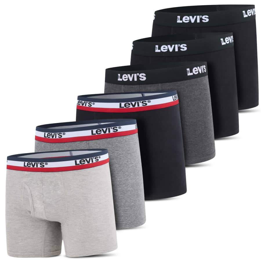 Levi's Men's Cotton Stretch Boxer Briefs 6-Pack: $21.49 Levi's Men's Cotton Stretch Boxer Briefs 6-Pack: $21.49