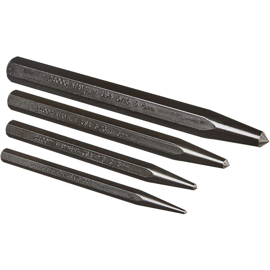 Mayhew Tools 62215 Center Punch 4-Piece Set: $14.18 Mayhew Tools 62215 Center Punch 4-Piece Set: $14.18