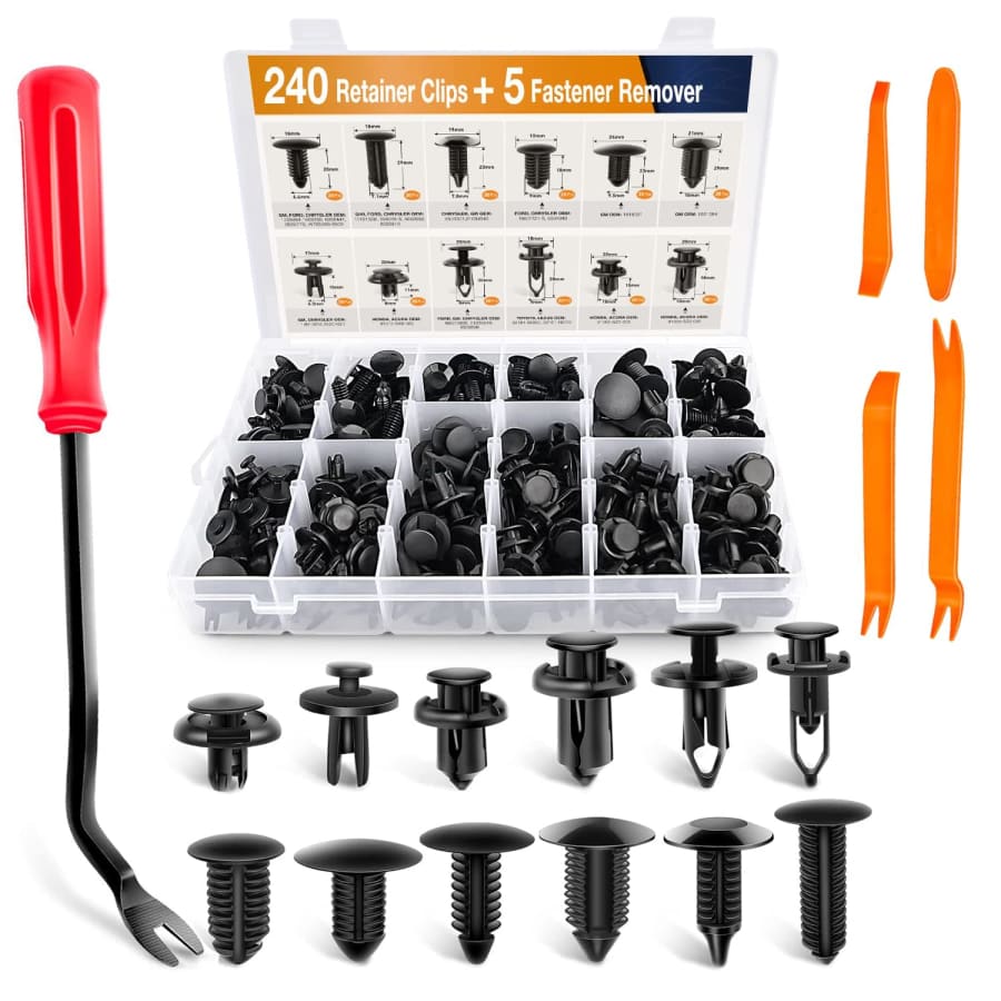 240-Piece Bumper Retainer Clips Set: $11