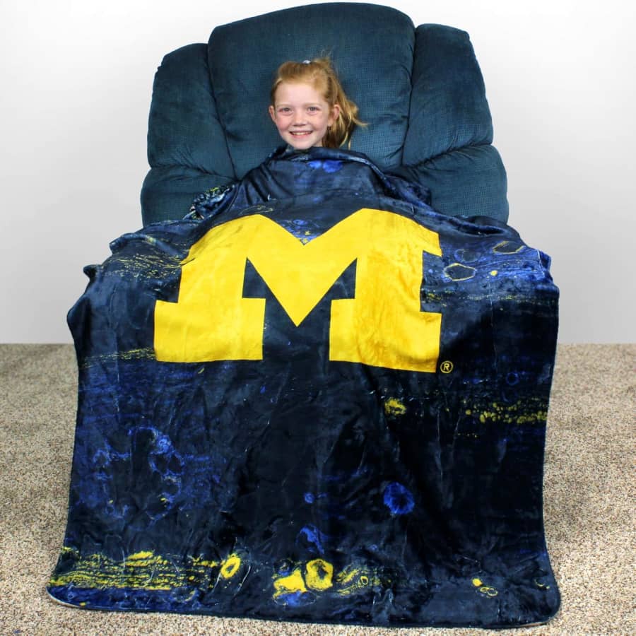 College Covers Everything Comfy NCAA Throw Blanket: $15