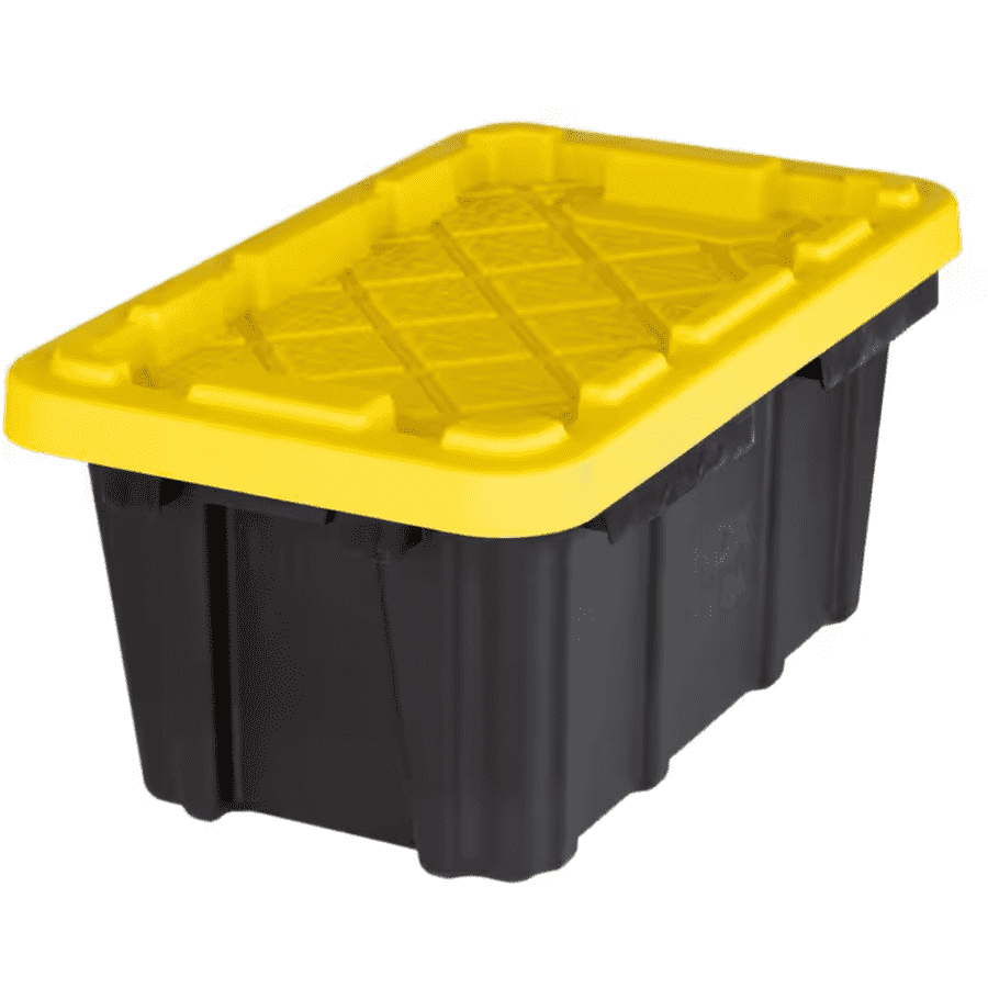 HDX 6.5-Quart Tough Storage Tote: $2.50 HDX 6.5-Quart Tough Storage Tote: $2.50