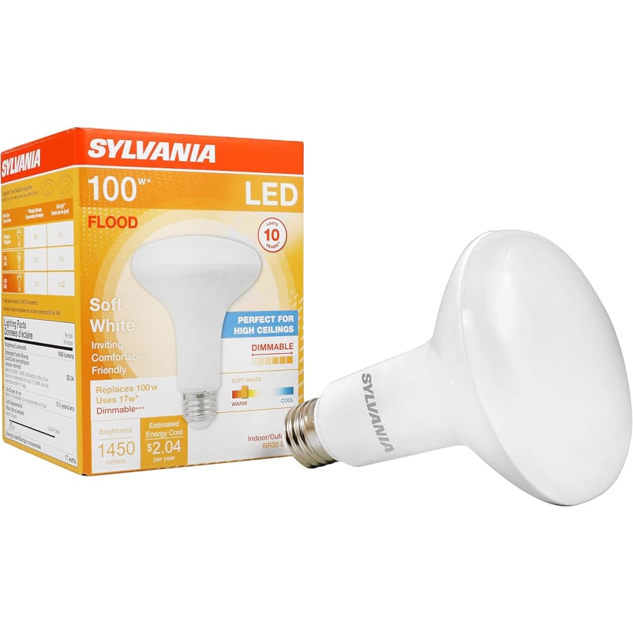 Sylvania 100W-Equivalent LED BR30 Flood Light Bulb: $3.70