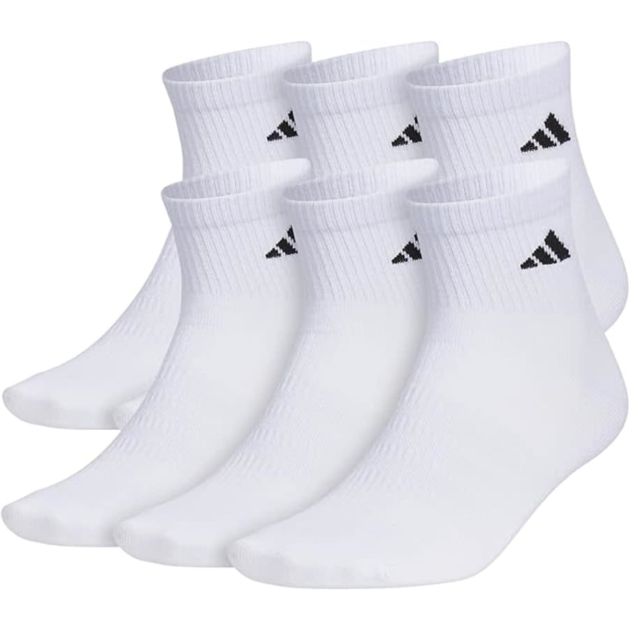 adidas Men's Superlite 3.0 Quarter Sock 6-Pair Pack: $12 adidas Men's Superlite 3.0 Quarter Sock 6-Pair Pack: $12