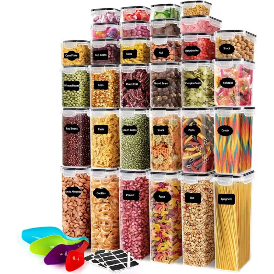 Airtight Food Storage 68-Piece Set: $34 Airtight Food Storage 68-Piece Set: $34
