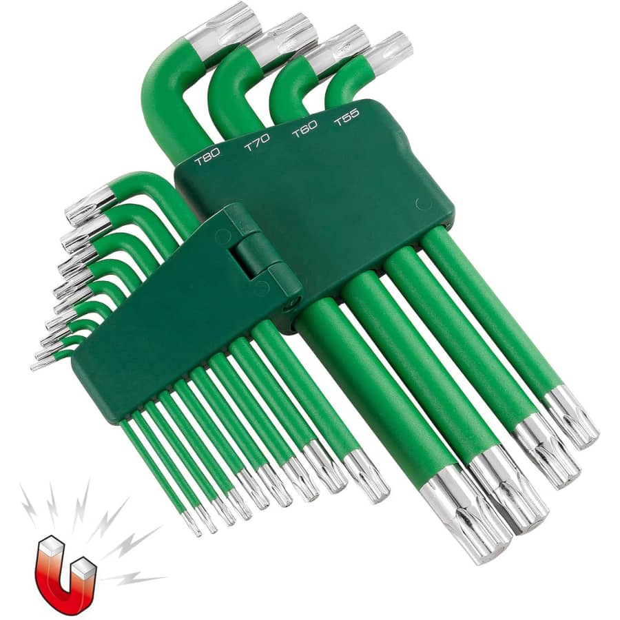 Powerbuilt 13-Piece Magnetic Allen Hex Key Wrench Set: $42.20 Powerbuilt 13-Piece Magnetic Allen Hex Key Wrench Set: $42.20