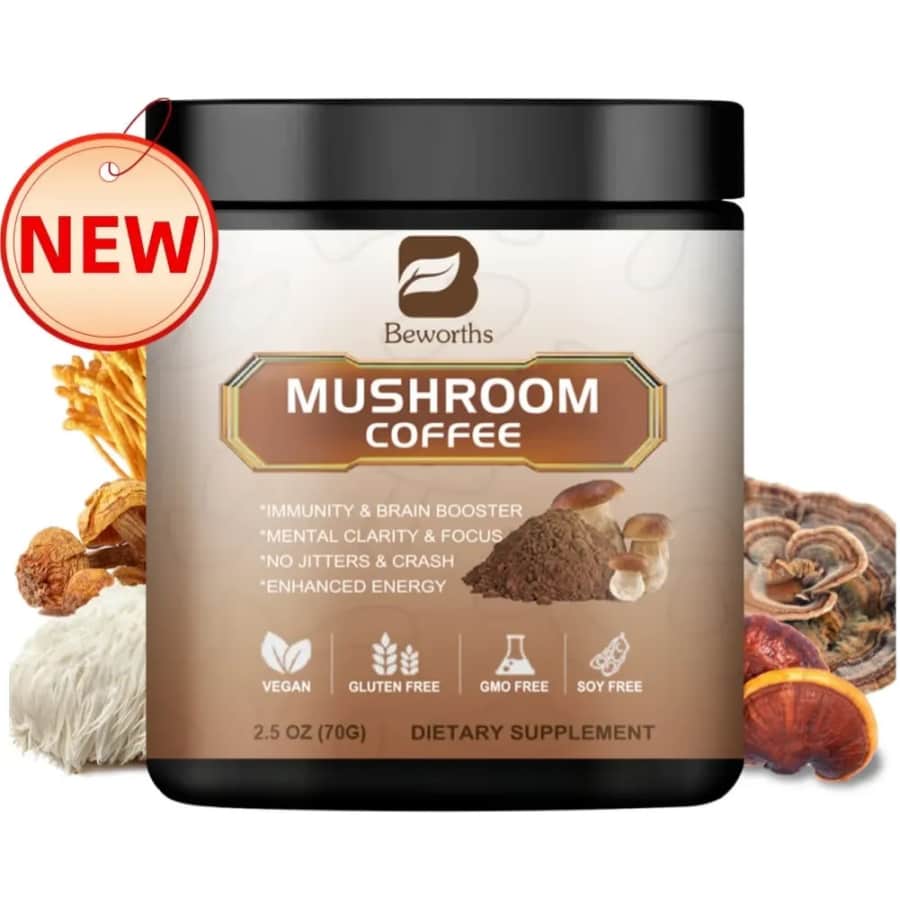 Beworths Organic Instant Mushroom Coffee: $11.89 Beworths Organic Instant Mushroom Coffee: $11.89