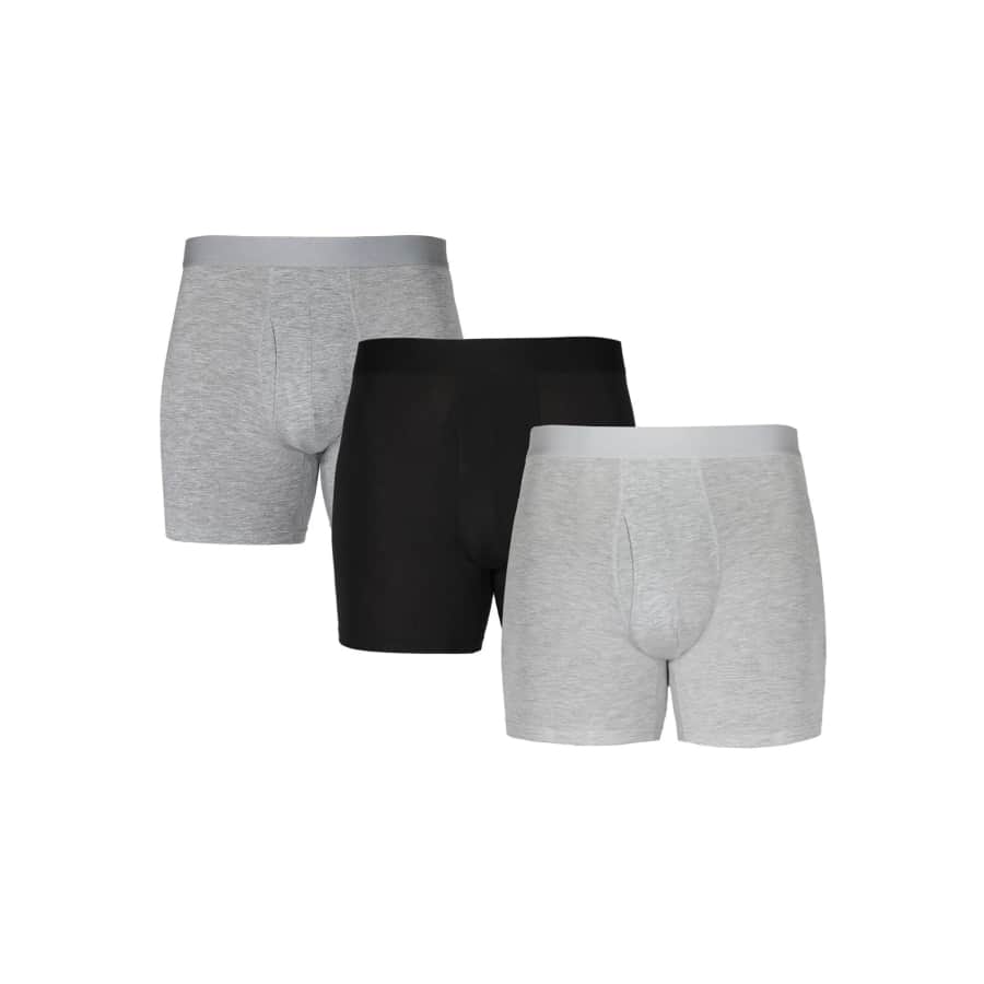George Men's Soft Touch Rayon Boxer Brief 3-Pack: $4