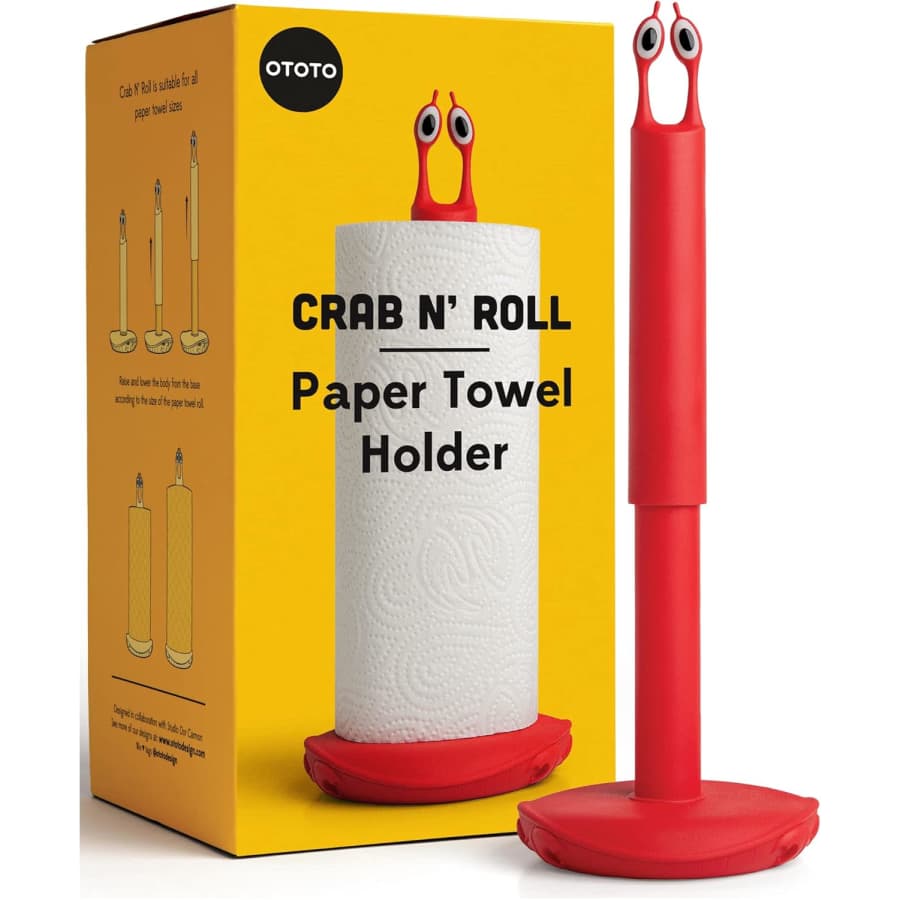 Ototo Crab N' Roll Adjustable Paper Towel Holder: $15 w/ Prime